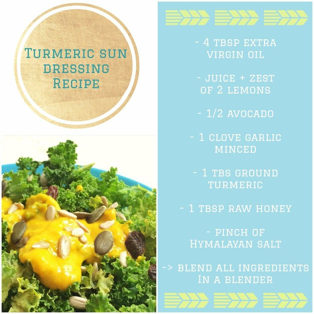 Turmeric dressing recipe