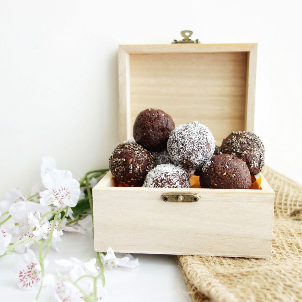 Truffes au chocolat saines