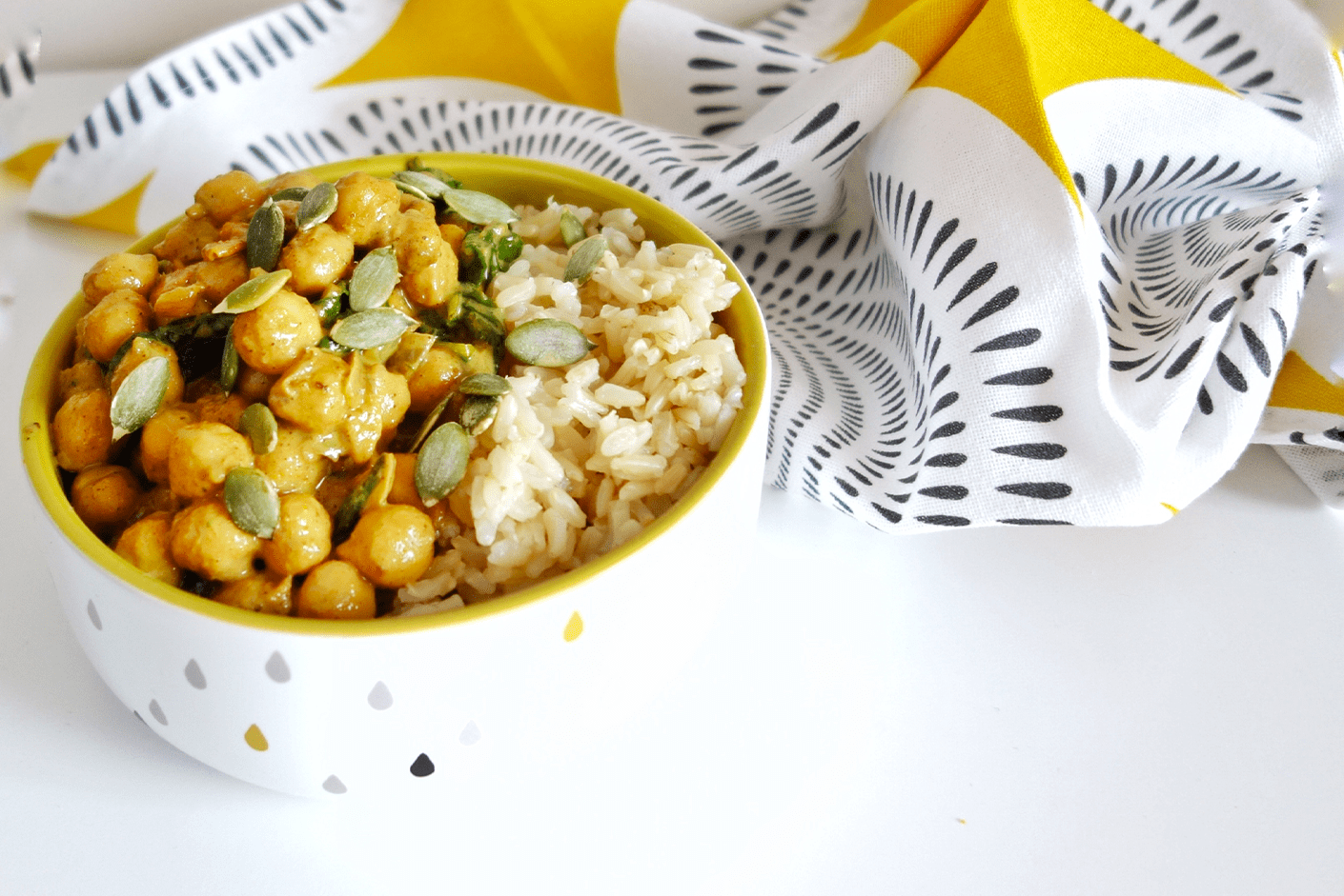 Curry de pois chiche, VEGAN & sans gluten