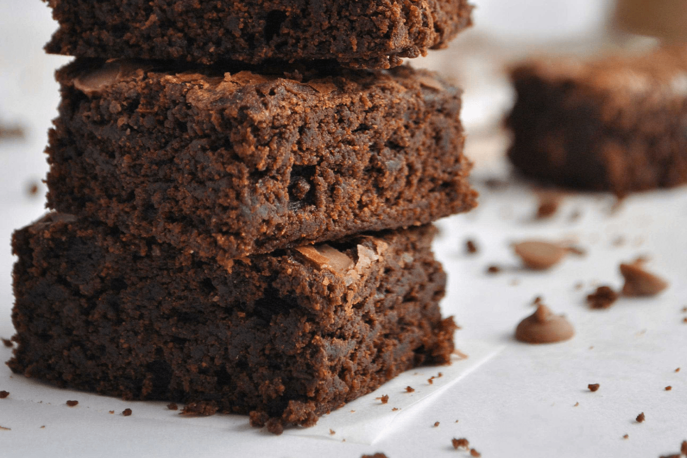 Brownie au chocolat, proteiné & sans gluten