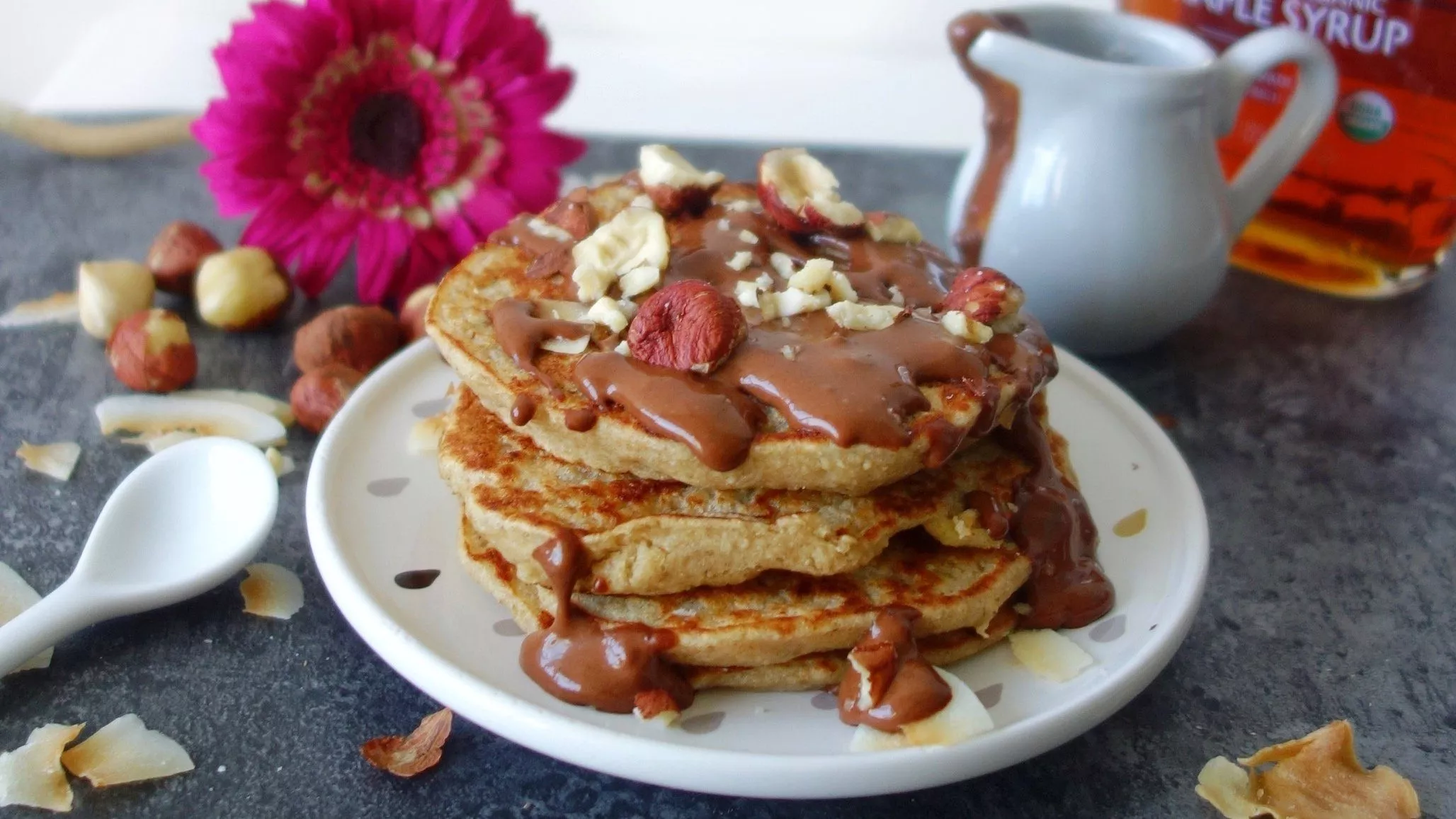 Pancakes moelleux au Nutella maison