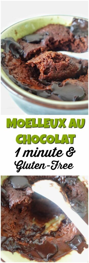 Moelleux au chocolat 1 minute_PINTEREST COLLAGE
