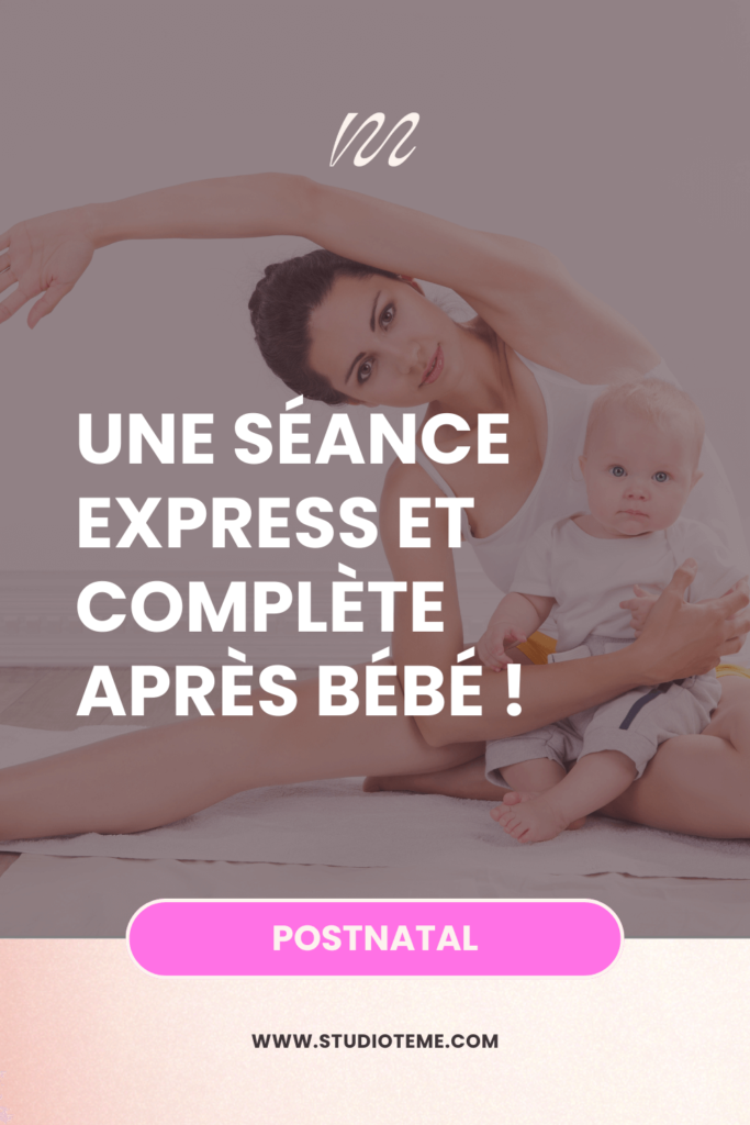 Séance de sport après bébé