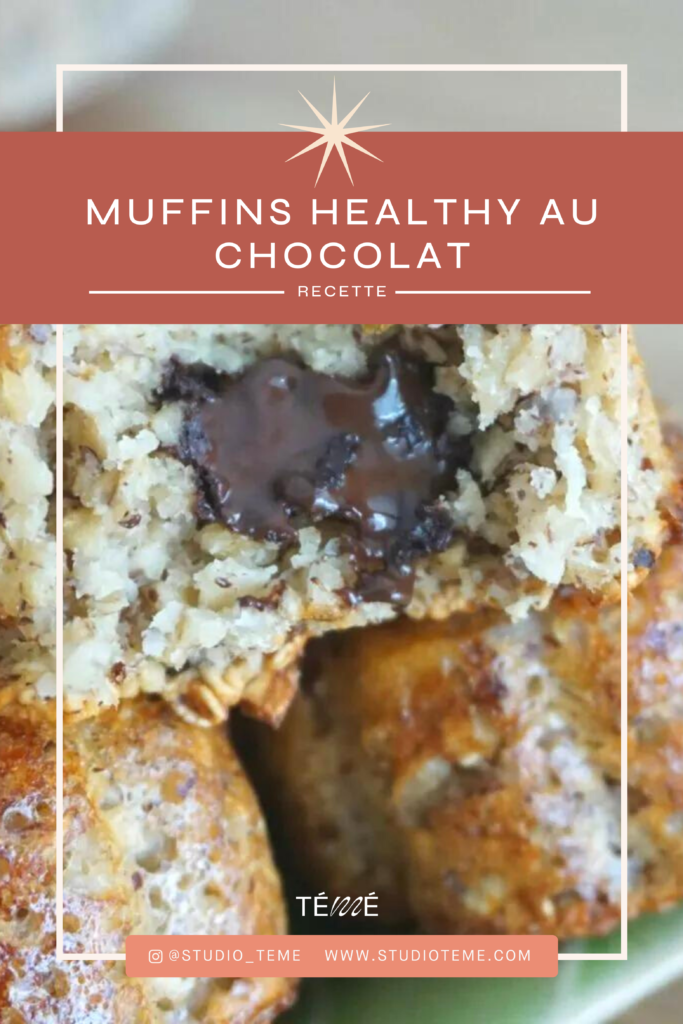 muffin healthy au chocolat