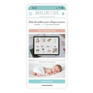 Milirose – liste de cadeaux